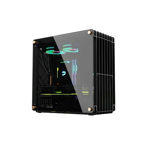 Value-Top Grid Black Mloong Series Open-Frame Gaming Case